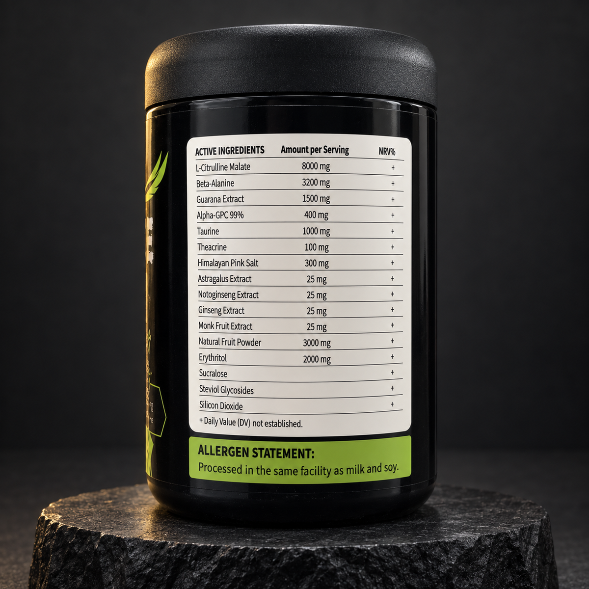 Aura Nutrition Beast Mode Pre-Workout – High-Stim Energy, Focus & Pump | 25 Servings